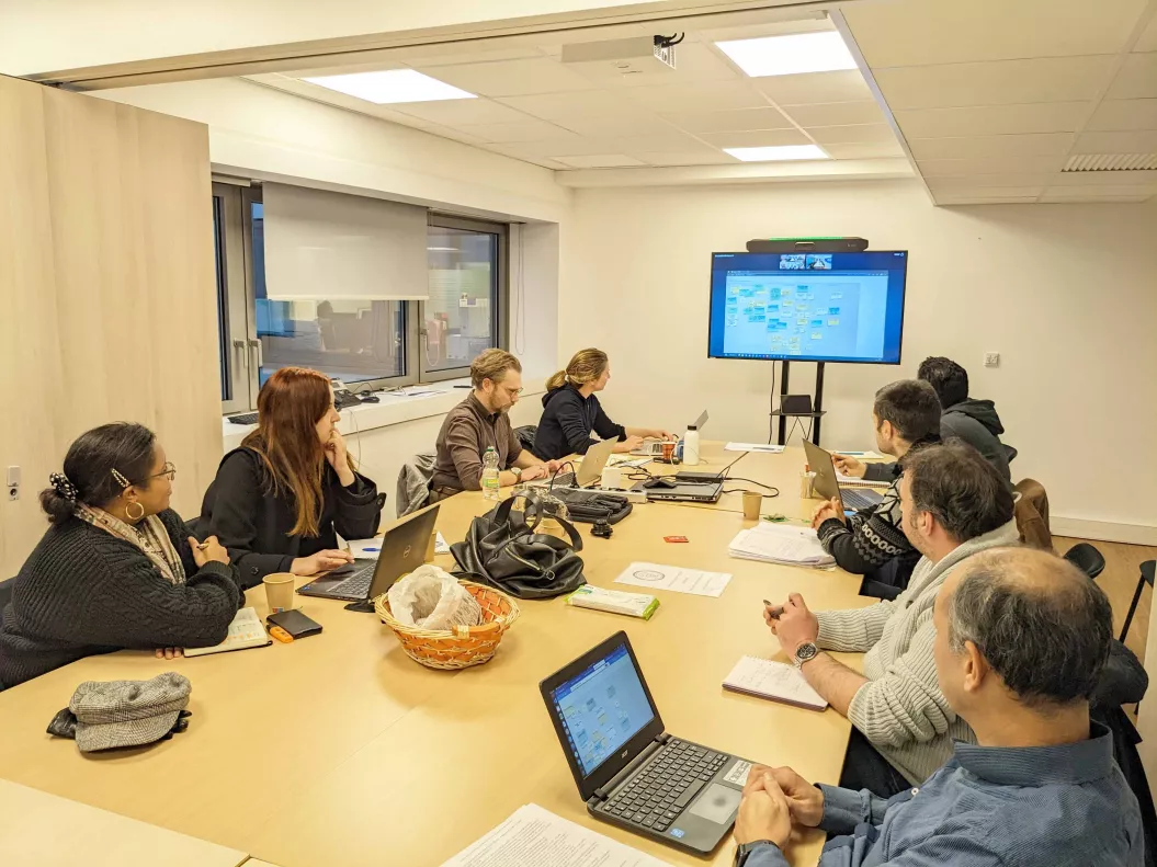 Participants à une groupe de travail FAIR