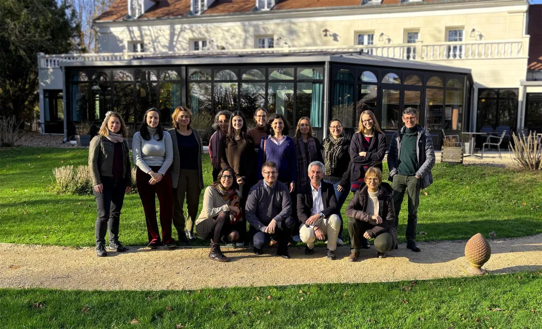 Prise de vue des membres de l'équipe projet lors du séminaire de travail de novembre 2025